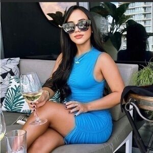 ZARA DRESS WITH RUCHING 5039/597